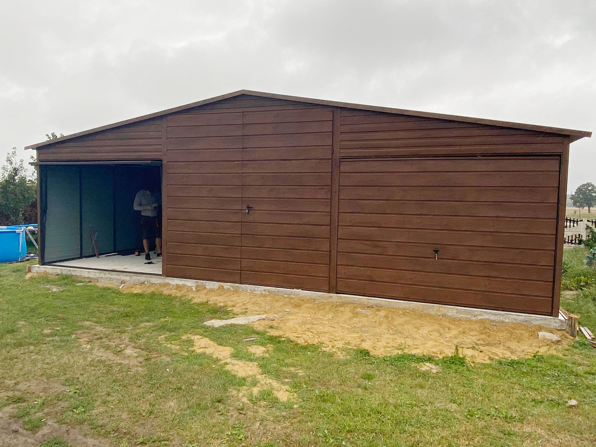 Garaż Premium 9x6 Brama 2m , 3m , 2m NR 148